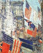 Childe Hassam Allies Day in May 1917 china oil painting artist
